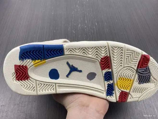 Reps TB DQ4909-100 Blank (W) Retro 4 Canvas Jordan 0529